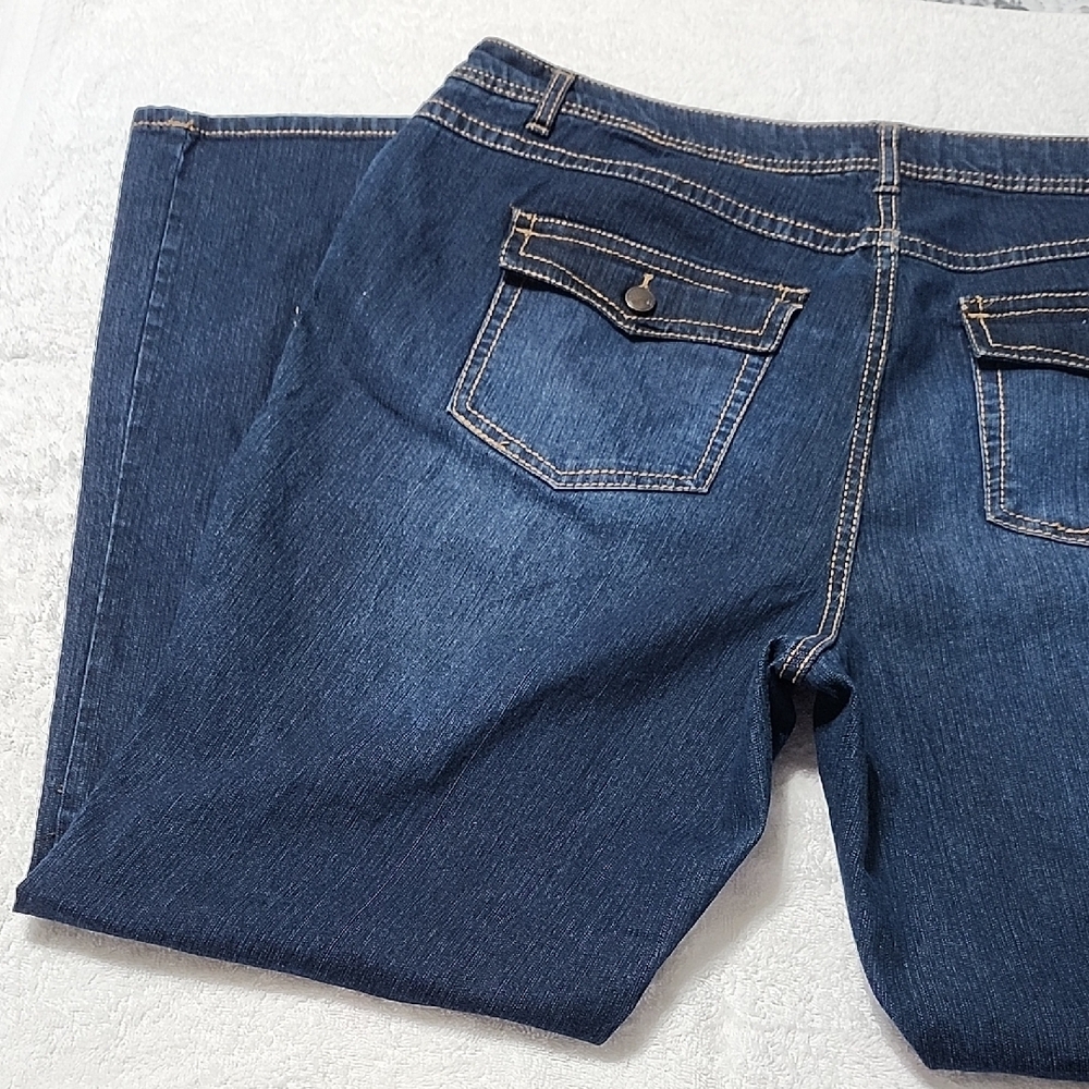 Dark Blue Denim Jeans - Picture 5 of 16